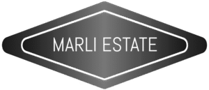 marli estate high resolution logo grayscale transparent
